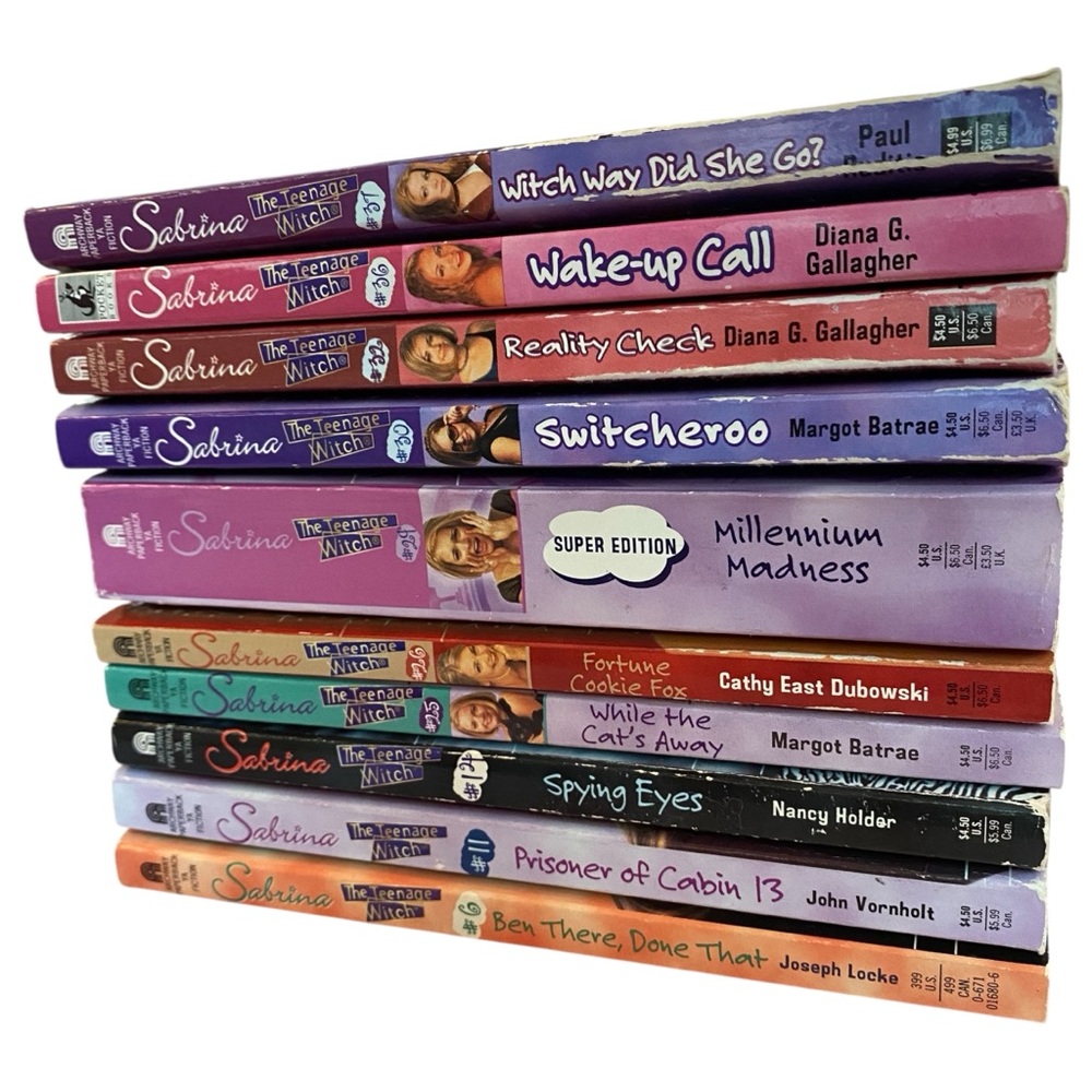 Set of Ten Sabrina the Teenage Witch Chapter Books